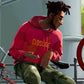 Entergalactic Kid Cudi Red Hoodie - view 1