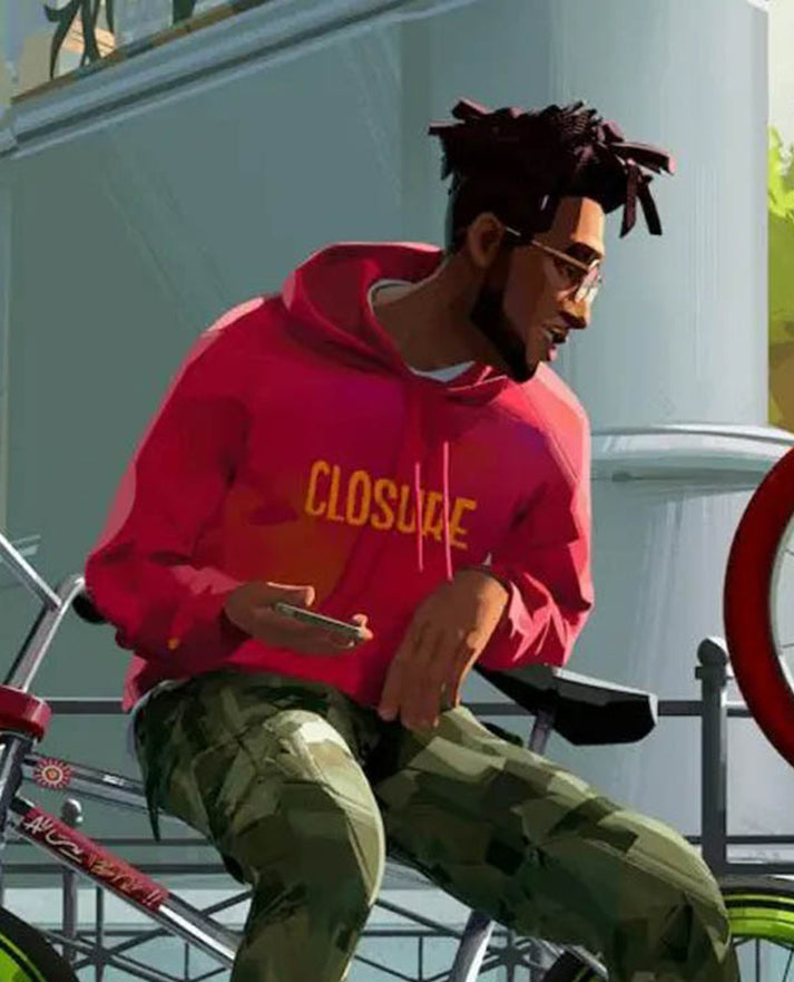 Entergalactic Kid Cudi Red Hoodie - view 1