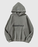 Essentials Gray Pullover Hoodie - view 1