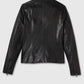Women's Harley Davidson Scene Supreme Black Leather Jacket - back view