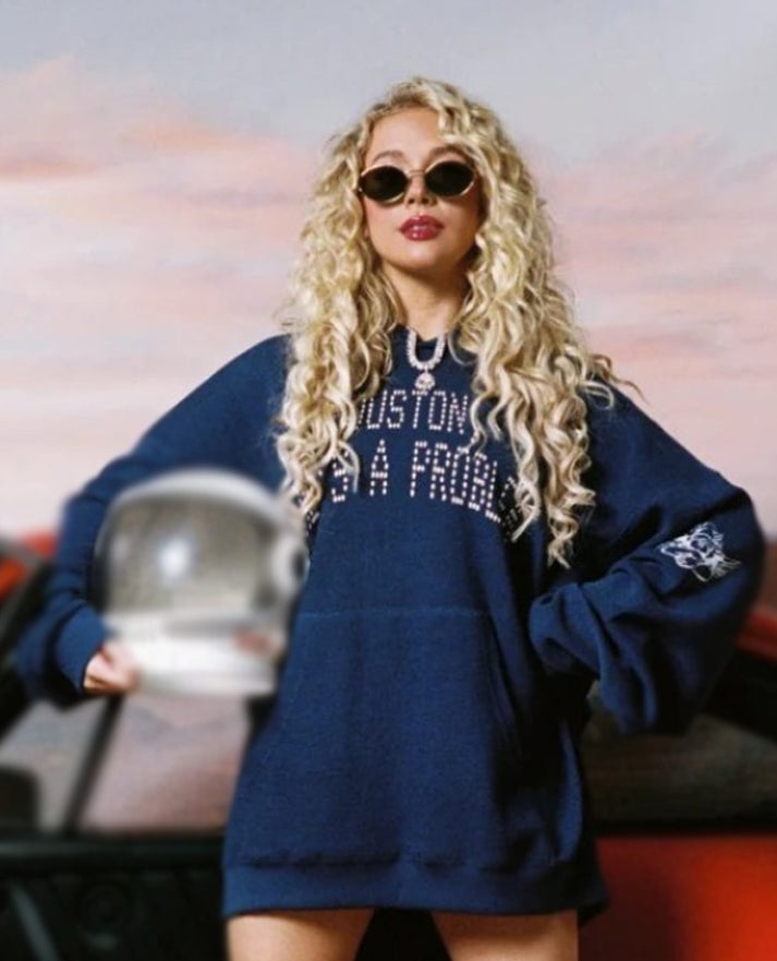 Houston, He's a Problem Racer Hoodie - view 1