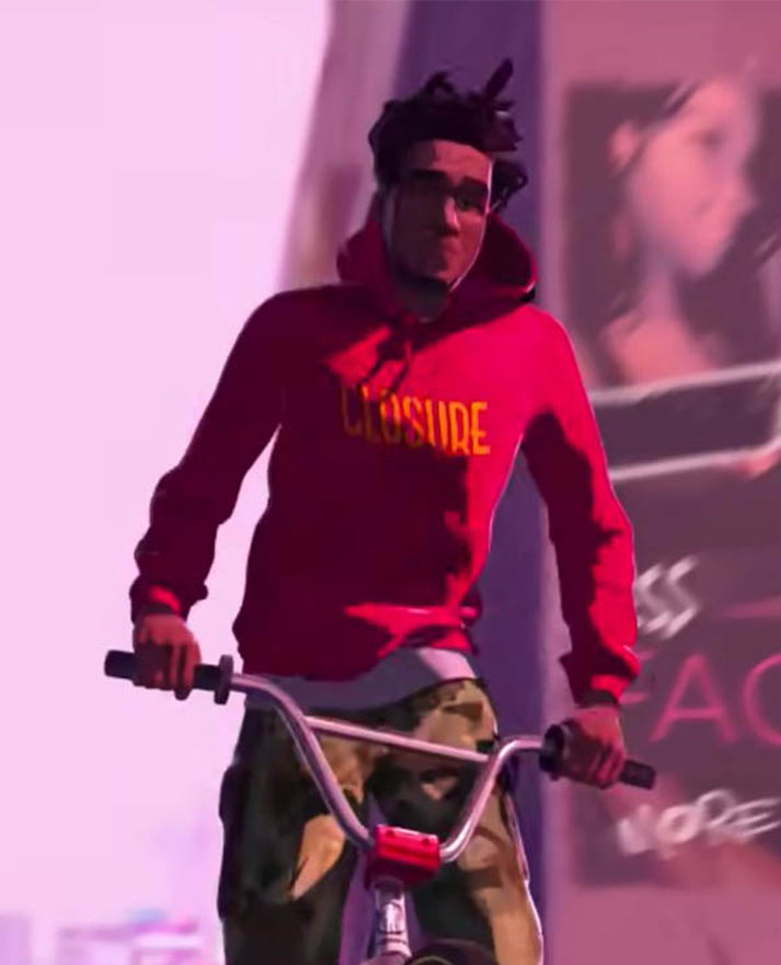Entergalactic Kid Cudi Red Hoodie - view 4