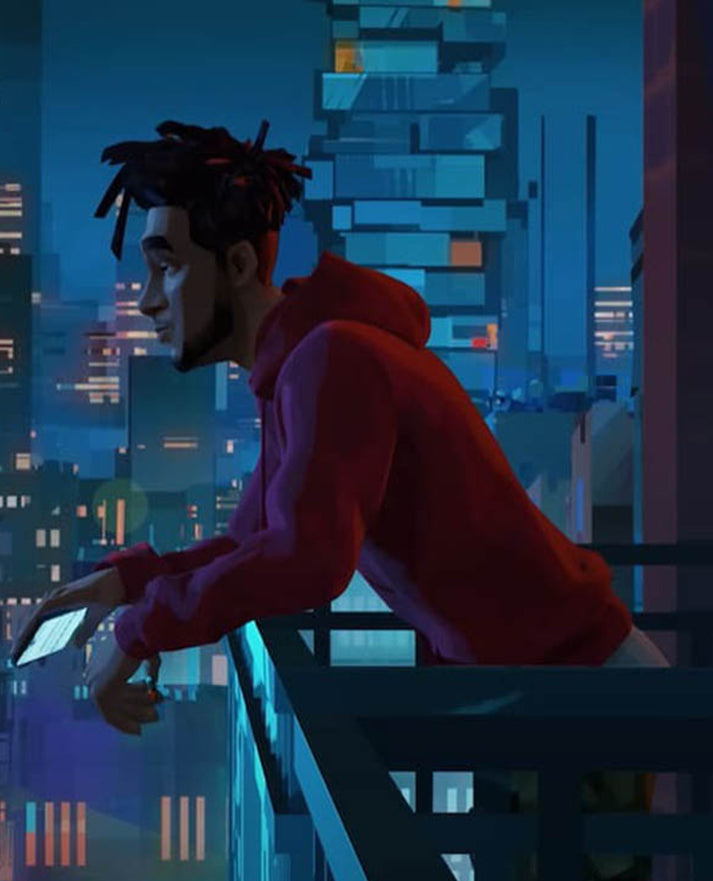 Entergalactic Kid Cudi Red Hoodie - view 2