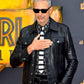Jeff Goldblum Black Leather Jacket for Men | Genuine Leather - front view