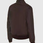 Sigourney Weaver Alien Ellen Ripley Brown Bomber Leather Jacket - side angle view