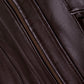 Men's Casino Royale Style Brown Leather Jacket – Custom Fit - side angle view