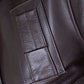 Sigourney Weaver Alien Ellen Ripley Brown Bomber Leather Jacket - inner lining view