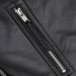 Men's Black Leather Brando Jacket for Bikers – Custom Fit - side angle view