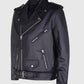 Men's Black Leather Brando Jacket for Bikers – Custom Fit - inner lining view