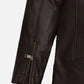 Chicago PD Hank Voight Brown Leather Jacket for Men - model wearing the jacket