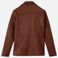 Dauntless Tan Biker Leather Jacket for Men | Genuine Leather - inner lining view