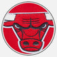 NBA Chicago Bulls Men's Red Varsity Leather Jacket - model wearing the jacket