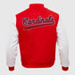 MLB ST. Louis Cardinals Men's Red Varsity Leather Jacket - back view