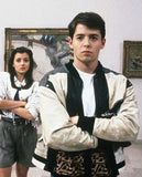 Matthew Broderick Ferris Bueller's Day Off White & Black Leather - front view