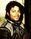 Michael Jackson Beat It Black Leather Jacket for Men - front view