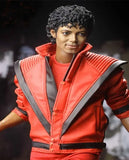 Michael Jackson Thriller Red Leather Jacket for Men - front view