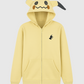 Mimikyu Themed French Terry Zip-Up Hoodie - view 2