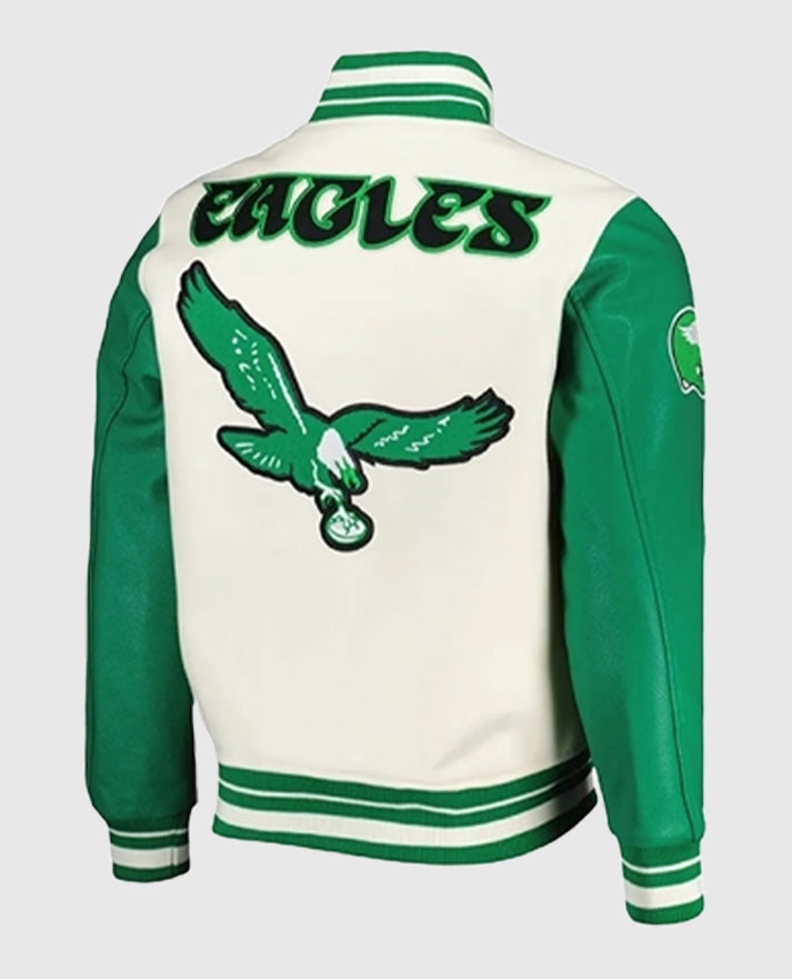 Philadelphia Eagles Retro Classic Varsity Jacket - view 2