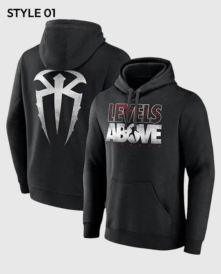 Roman Reigns Levels Above Black Hoodie - view 1