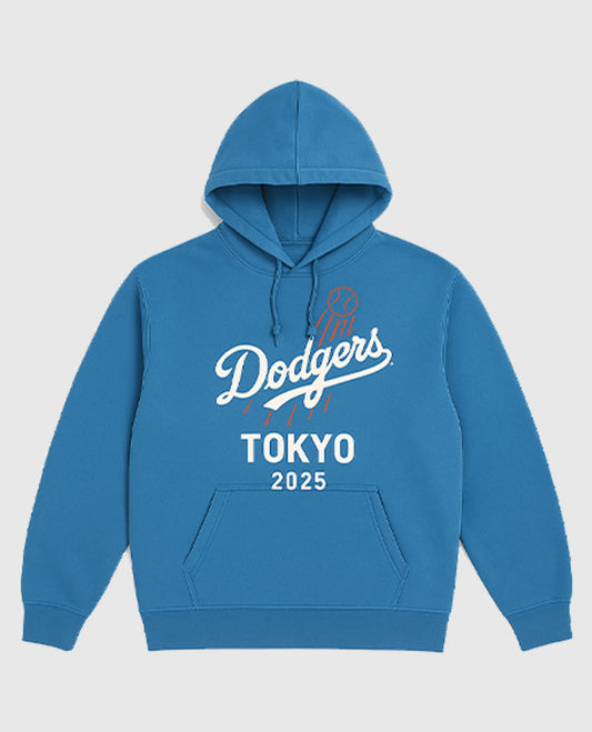TOKYO Dodgers 2025 Blue Fleece Hoodie - view 1