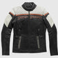 Women's H-D Triple Vent Miss Enthusiast II Leather Riding Black Jacket - front view