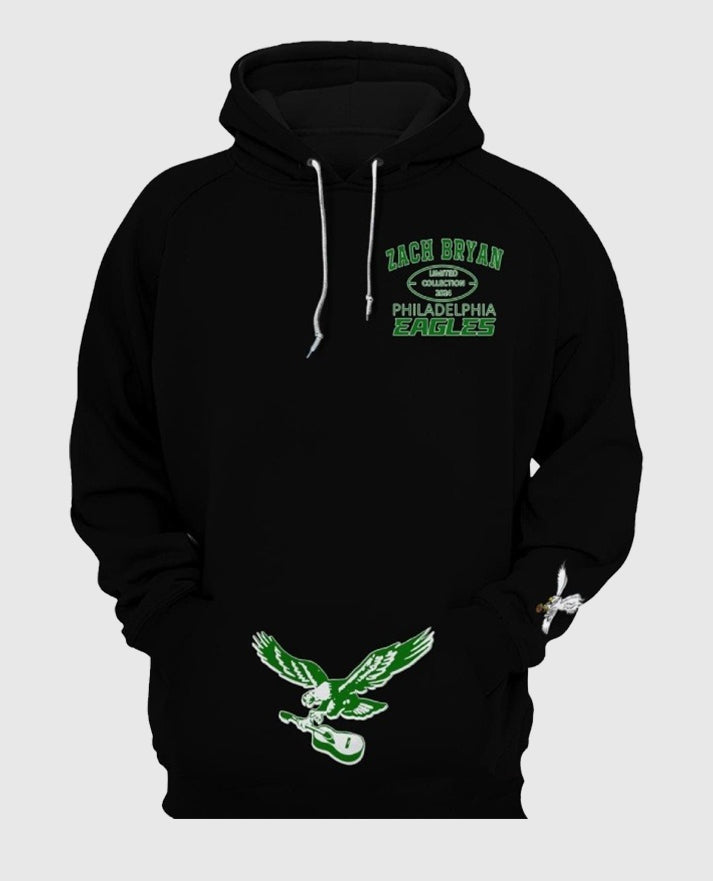 Zach Bryan Eagles Hoodie - view 5