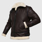 Men's G1 Aviator Brown Bomber Leather Jacket – Custom Fit - inner lining view