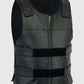 Men's Motorcycle Black Leather Vest – Premium Outerwear - side angle view