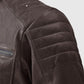 Firefly Moto Brown Biker Leather Jacket for Men – Custom Fit - inner lining view