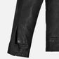 Jason Morgan General Hospital Black Leather Jacket for Men - inner lining view