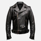 Men's Black Biker Leather Jacket