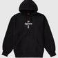 Supreme Cross Box Logo Black Hoodie - view 1