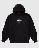 Supreme Cross Box Logo Black Hoodie - view 1